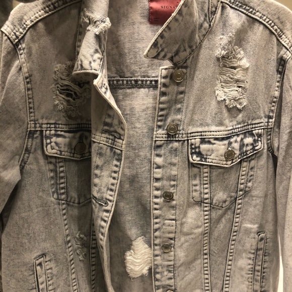 Signature8 Jackets & Blazers - Signature8 gray washout Jean jacket